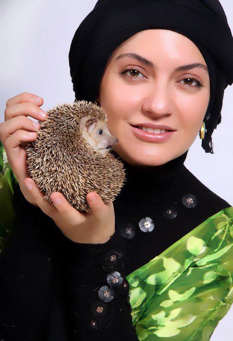 عکس بازیگران ایرانی با حیوانات
