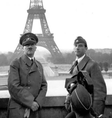هیتلر در کنار ایفل|عکس های هیتلر